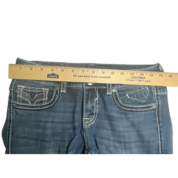 Vigoss The New York Bootcut Jeans Women’s 28x33 Embellished Fits 30x30 - Picture 8 of 12